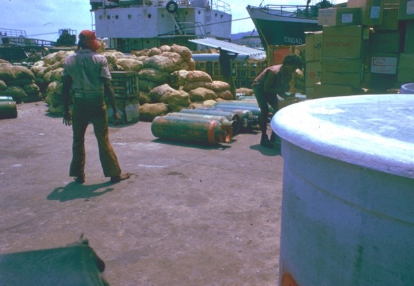 On the quay at Cartegena