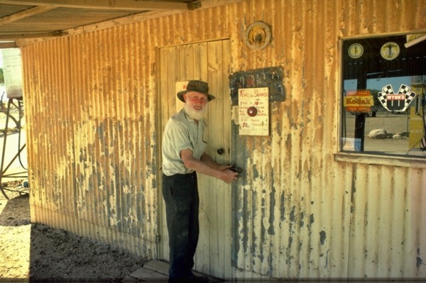 Mr Gurney at his Kunaldra Station