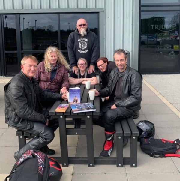 Anniversary gathering at the Triumph factory